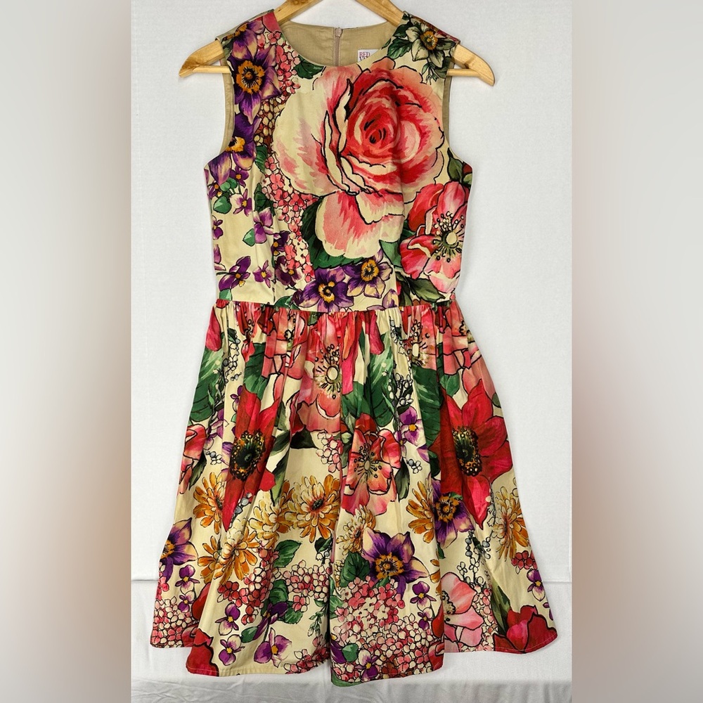 Red Valentino Floral Print Dress